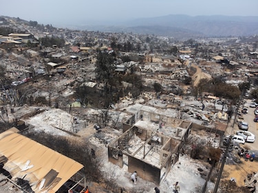 Aumenta a 133 la cifra de víctimas fatales en los incendios de Valparaíso