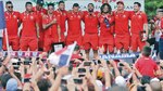Bienvenida para la selección