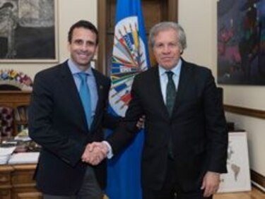 Henrique Capriles exige restituir el hilo constitucional en Venezuela