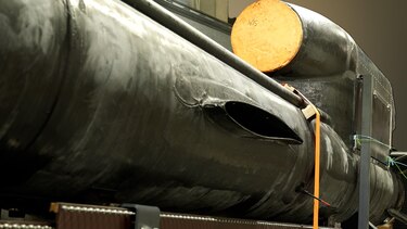 La instalación secreta a la que tuvo acceso la BBC y en la que Ucrania fabrica misiles de largo alcance