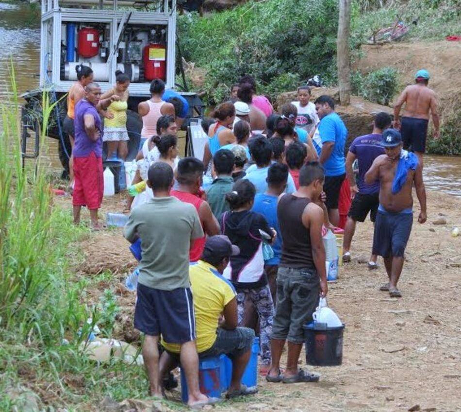 Siguen sin agua potable en La Chorrera; Sinaproc instala planta móvil