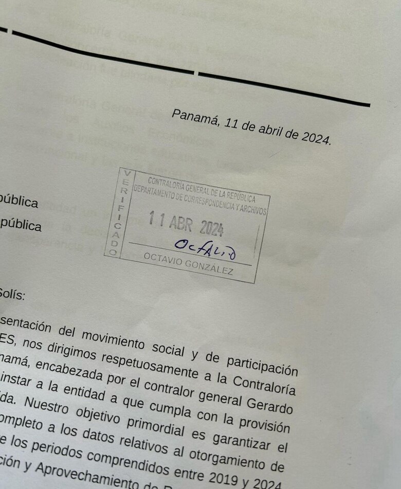 Sal de las Redes y Acción Ciudadana piden a la Contraloría una auditoría por auxilios económicos