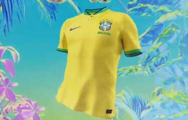 Selección brasileña presenta la camisa con la que disputará Mundial de Qatar