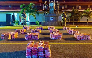 Panamá incauta 1,358 paquetes de droga, 550 tenían como destino Europa