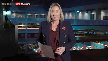 La periodista de la BBC que desató un debate sobre salud al tener un momento de niebla mental en TV en directo