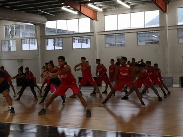 La Sub 14 de baloncesto está casi lista para el Centroamericano de Nicaragua
