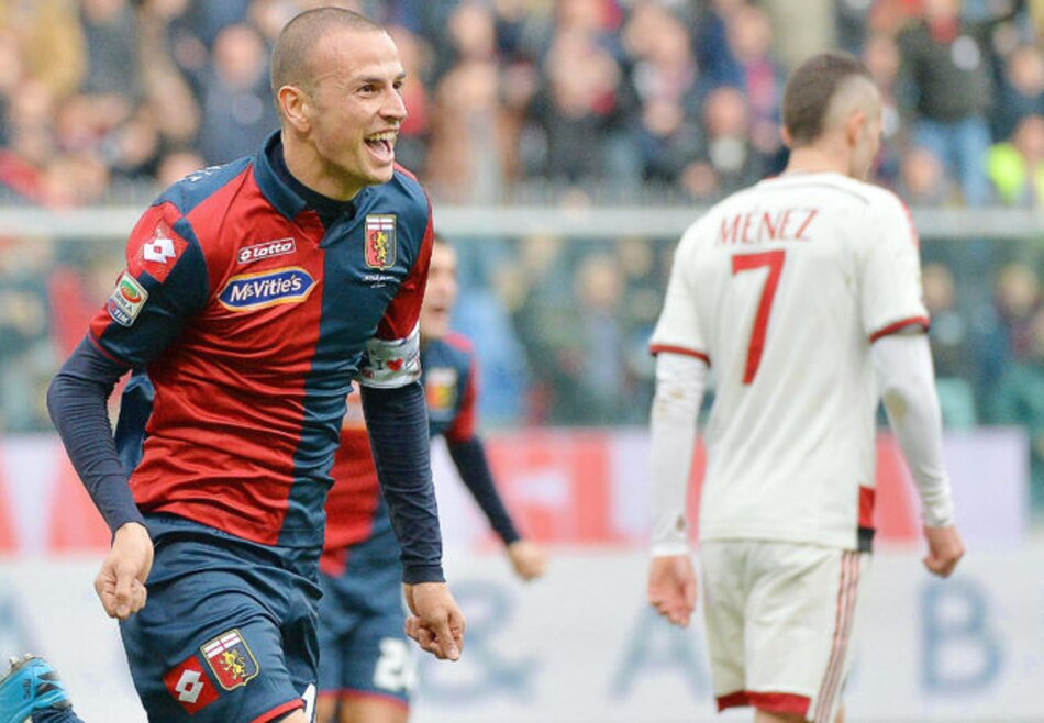 Genoa vence al AC Milan y es tercero en la Serie A
