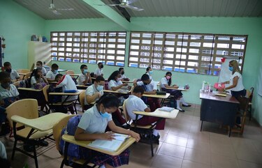 Uso de mascarillas en escuelas queda a discrecionalidad de los padres: Gorday de Villalobos