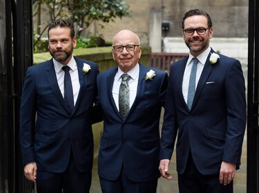 El magnate Rupert Murdoch, de 93 años, se casa por quinta vez