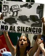 Protestan contra cierre de RCTV