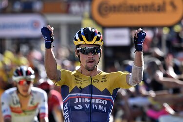 Roglic gana la cuarta etapa el Tour de Francia, Alaphilippe sigue de líder