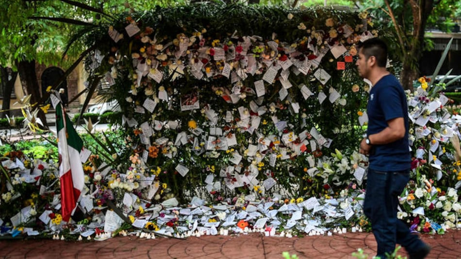 Sube a 331 el número de muertos por el terremoto de 7.1 en México