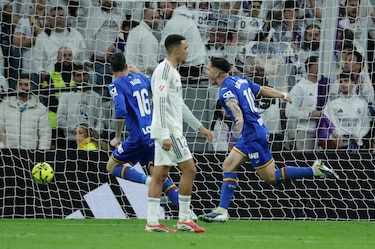Estalla el Santiago Bernabéu: el Getafe tumba al Real Madrid