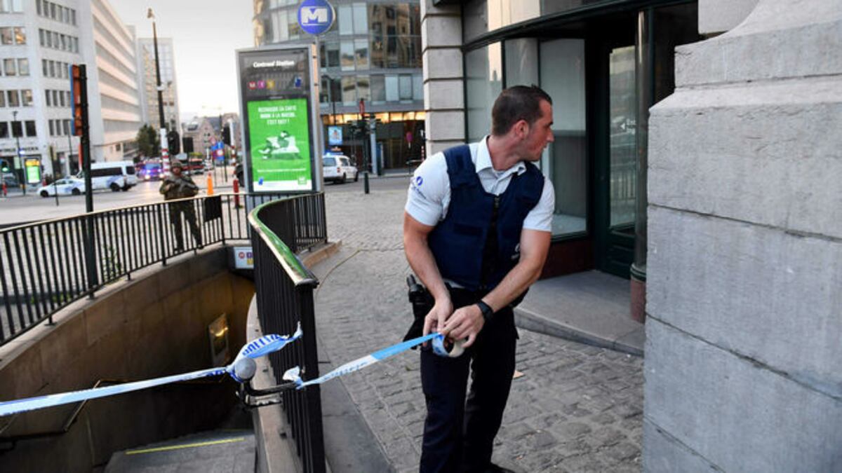 Explosión en estación de tren de Bruselas fue un 'ataque terrorista'