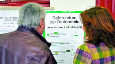 Italianos piden más autonomía