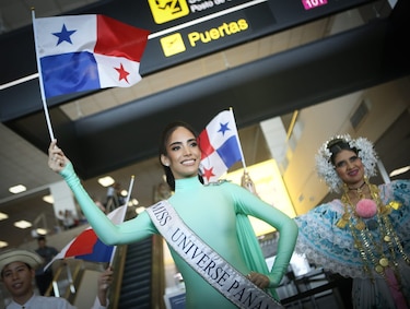 Miss Universo Panamá, Solaris Barba, viaja a Nueva Orleans, sede del certamen este año