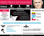 Las horas de Mike Pence en Panamá