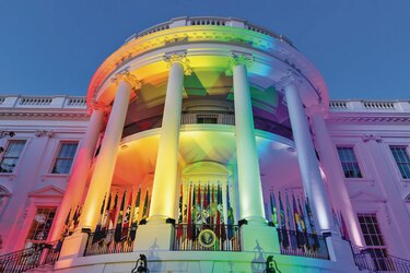 La Casa Blanca se ilumina con los colores del arcoíris