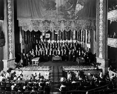 Así fue la gala de inauguración del Congreso Panamericano en 1926