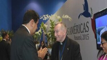 Cardenal Parolín recibe al gobierno y la oposición de Venezuela