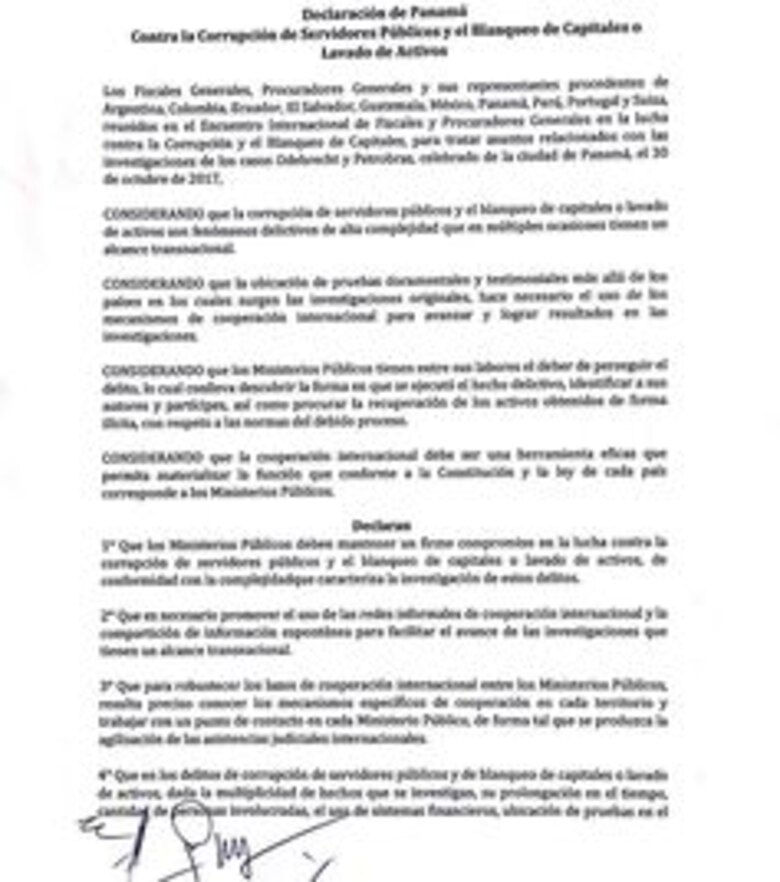 Los fiscales de Odebrech piden 'plazos razonables' para investigar, ante la complejidad de la trama