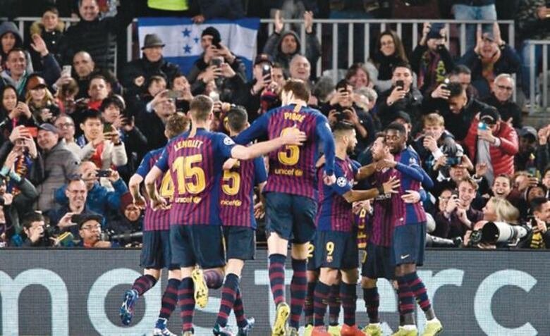 Barcelona clasifica de la mano de Messi