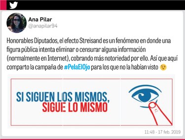 Restricción de #PelaElOjo le dio más impacto