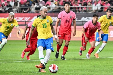 Neymar lidera el cómodo triunfo de Brasil ante Corea del Sur