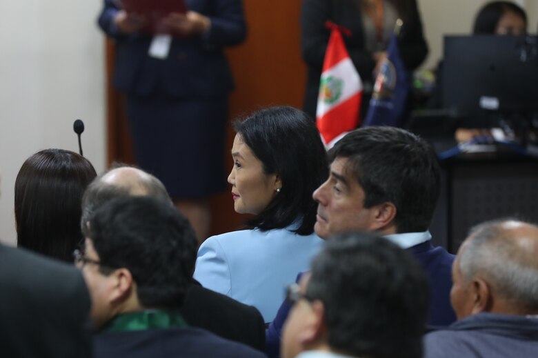 Corte peruana da inicio a juicio por lavado contra Keiko Fujimori y otros 40 acusados