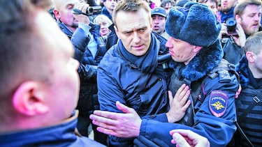 Detienen al opositor ruso Alexei Navalny