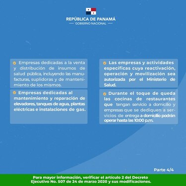 Publican la lista de personas que pueden movilizarse durante la cuarentena y el toque de queda
