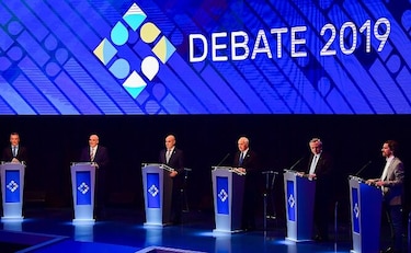 Economía y Venezuela, puntos de ataque durante primer debate presidencial en Argentina