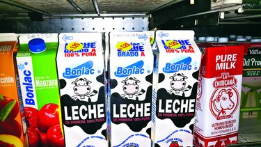 Irregularidades en el etiquetado de leche