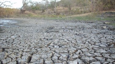 Sequía afecta importante reservorio de Los Santos