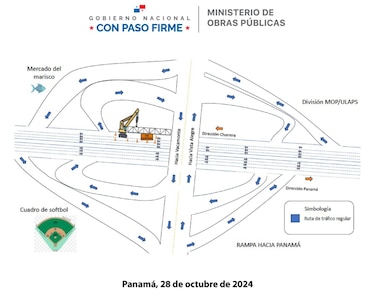 Cierres nocturnos en la autopista Arraiján-La Chorrera por obras de rehabilitación y ampliación