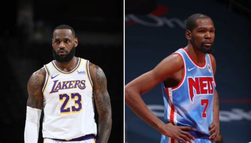 LeBron y Durant serán los capitanes del Juego de las Estrellas de la NBA