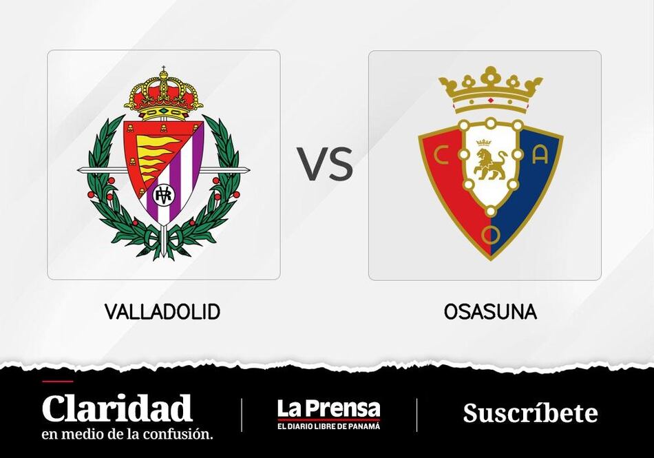 Osasuna busca cumplir hoy de local frente a Valladolid