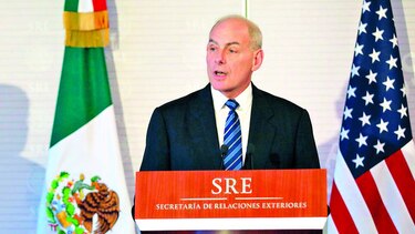 Kelly: ‘No utilizaremos al ejército’