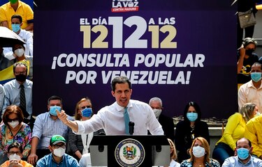 ‘Consulta popular’ de Guaidó cierra con desafío de movilizar una decepcionada oposición