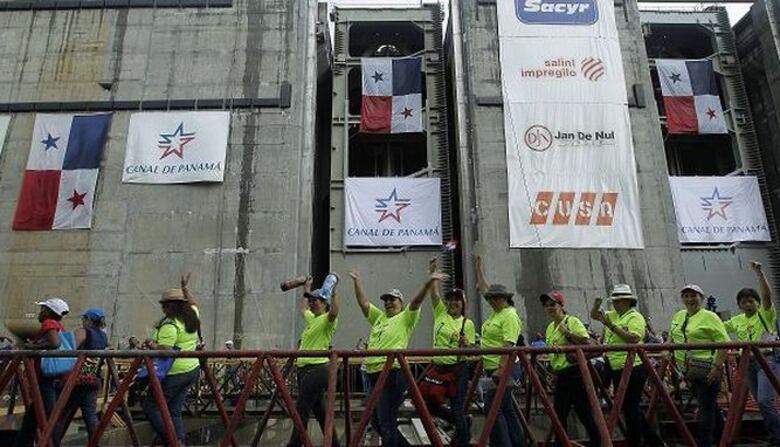 45 mil personas vieron la ampliación del Canal de Panamá