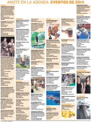 Anote en la agenda: eventos de 2014