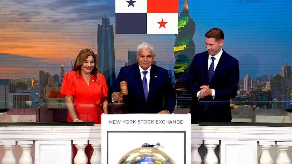 Mulino toca la campana que abre la jornada en la Bolsa de Nueva York