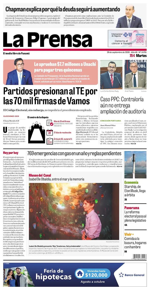 Portadas La Prensa