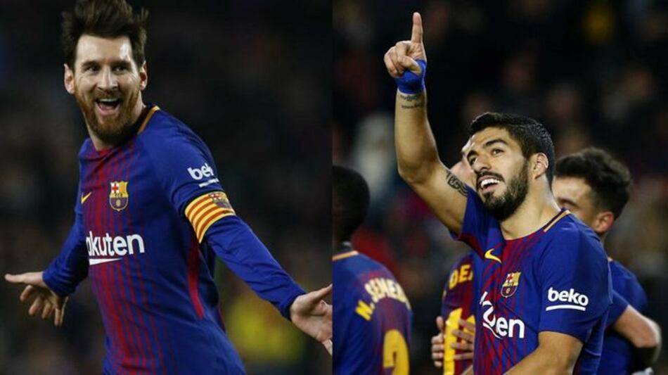 Messi y Suárez se lucen con el Barcelona