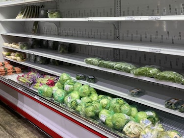 Caos provoca que se esté racionando la comida y la energía