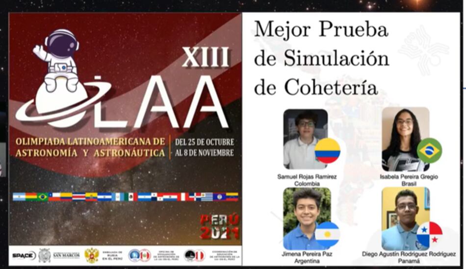 Panameños ganan medallas en olimpiada latinoamericana de Astronomía y Astronáutica