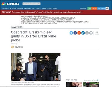Así reflejan medios internacionales el escándalo de los millonarios sobornos pagados por Odebrecht