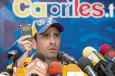 Venezuela: ´Capriles anda en los barrios´