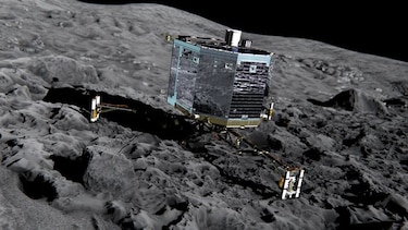 El robot Philae despierta tras siete meses inactivo sobre un cometa