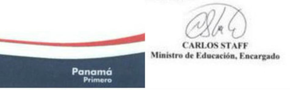 Polémica por uso de listón en comunicado del Meduca